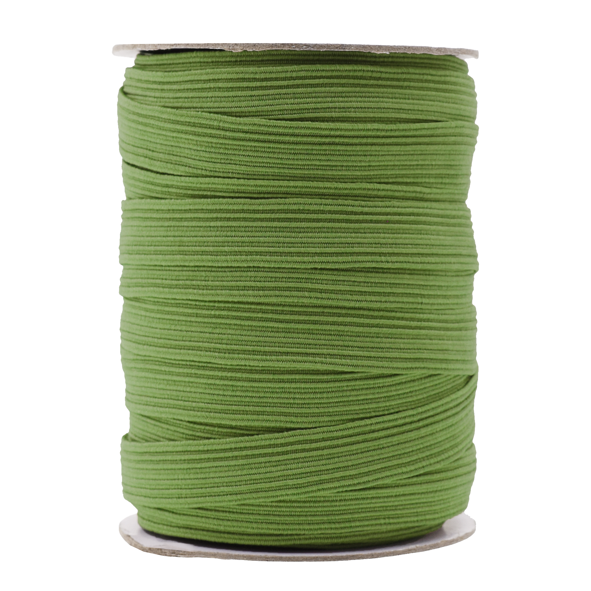 Mandala Crafts Flat Elastic Band - Braided Stretch Strap Cord Roll for Sewing and Crafting