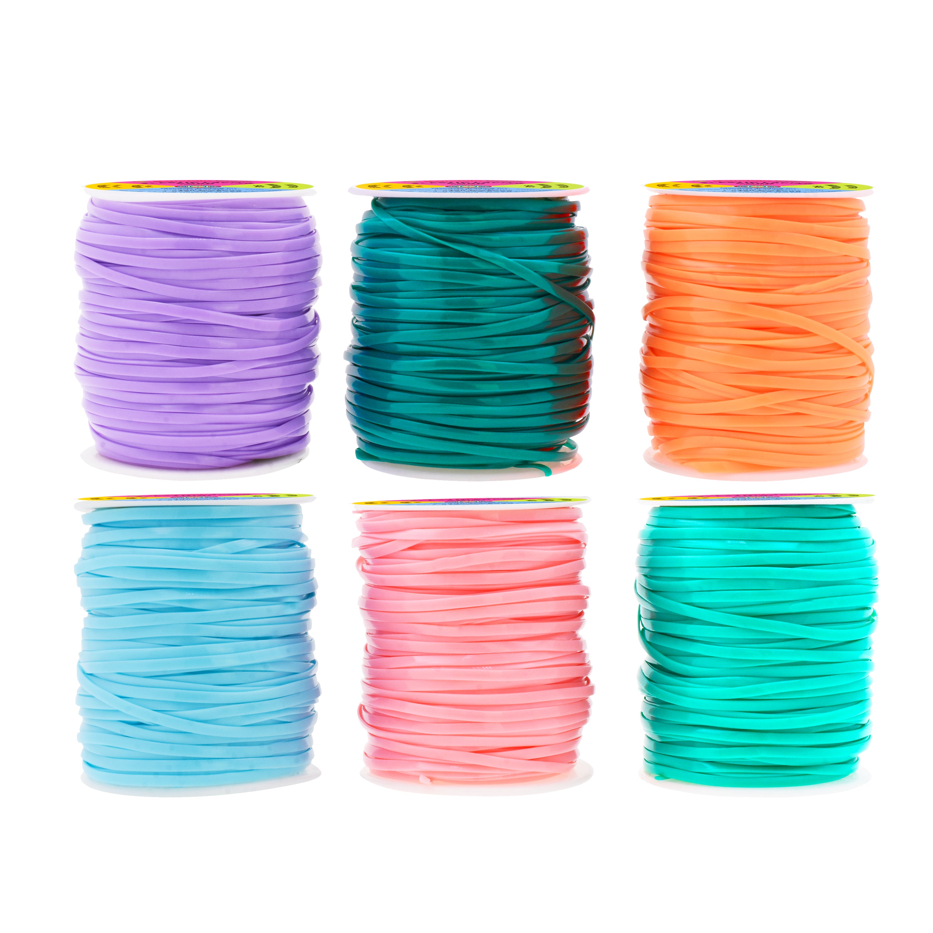 Plastic Lacing Cord Boondoggle String Kit - 2.5mm 100 Yds Gimp String Kit for Keychain Plastic Cord Bracelet Necklace Jewelry Making - Plastic Lanyard String