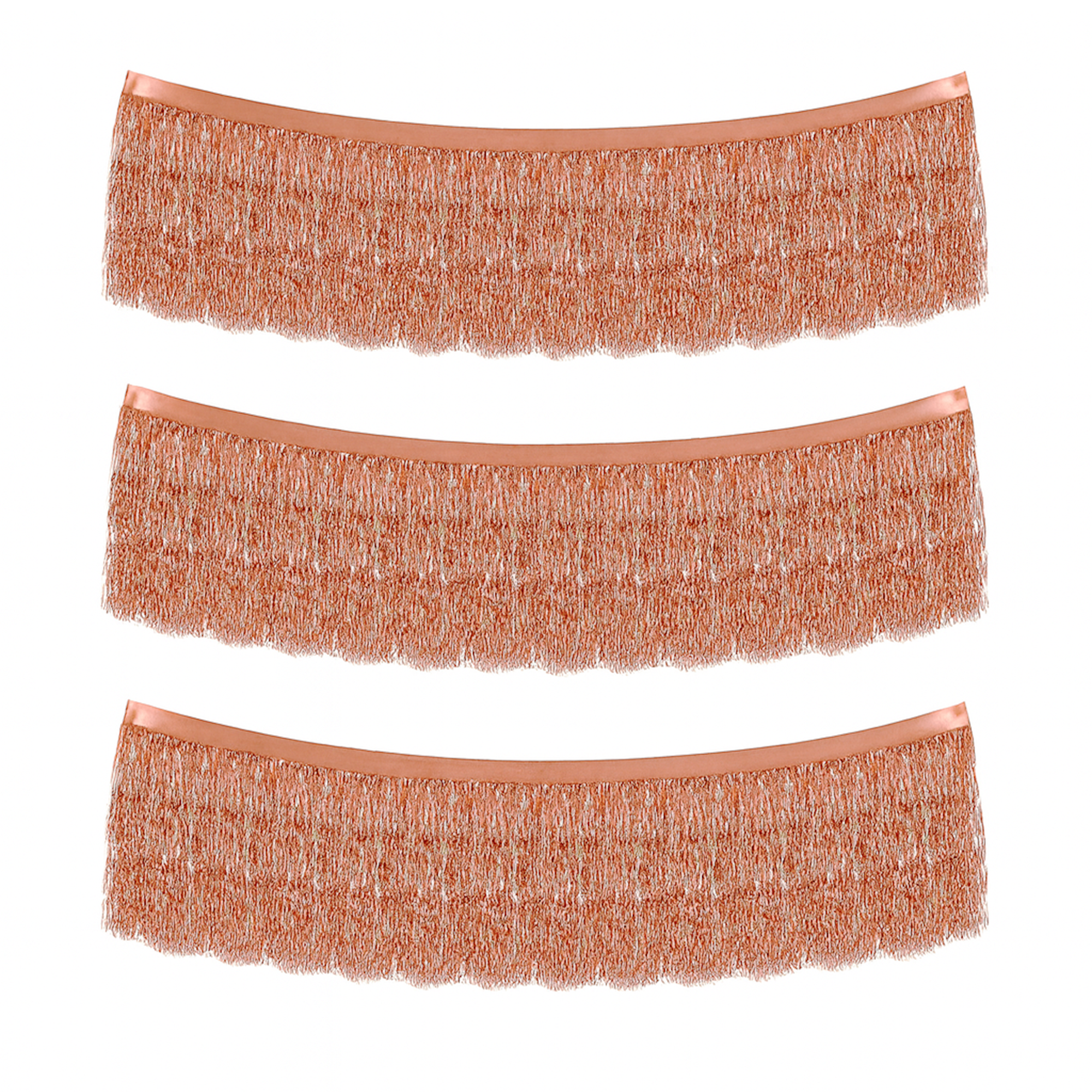 Mandala Crafts Foil Tinsel Fringe Garland Metallic Fringe Banner - 20FT Tinsel Strands Icicles for Christmas Tree Xmas