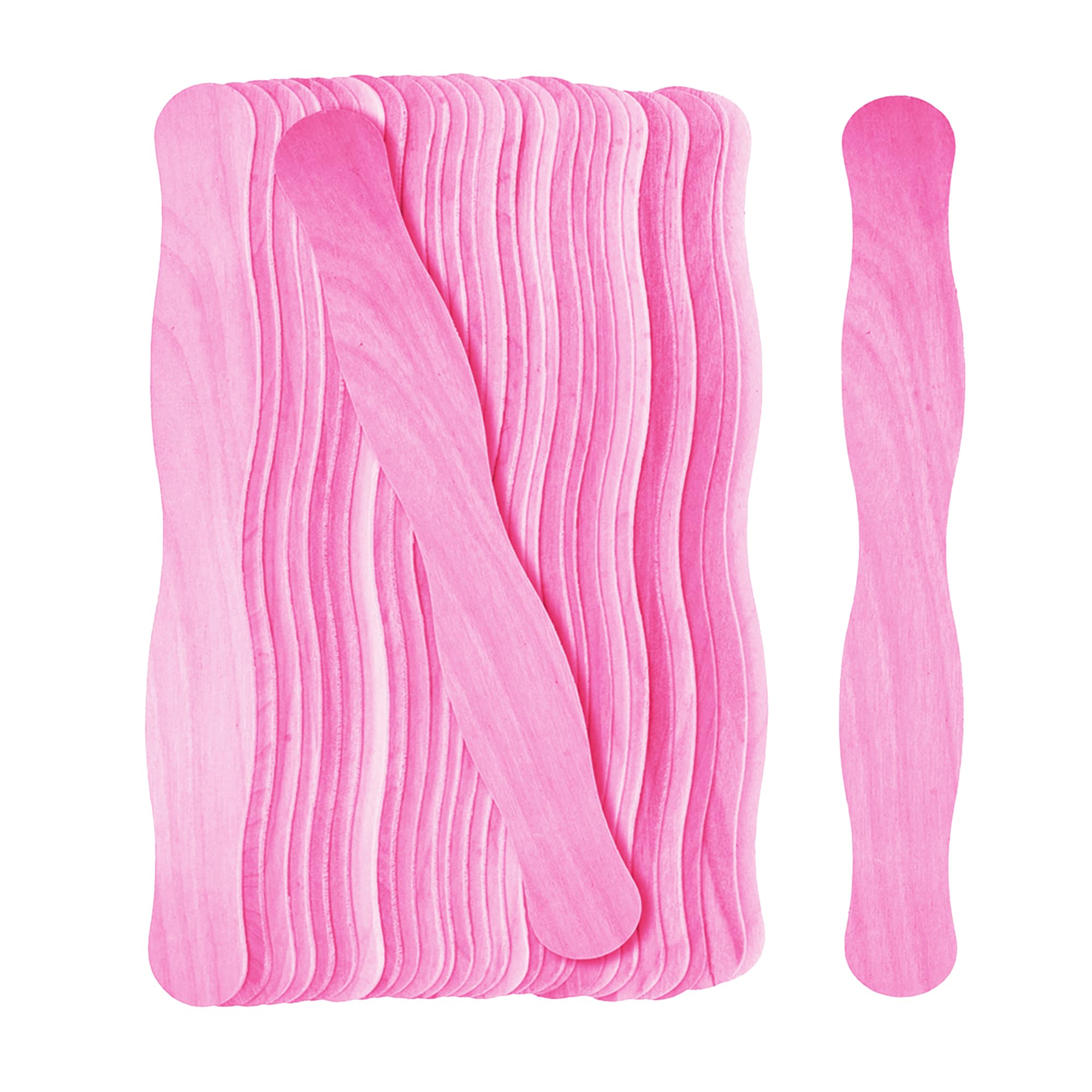 Fan Handle, Craft Stick, Wooden Paddle Kit Jumbo Pack 100 Pieces