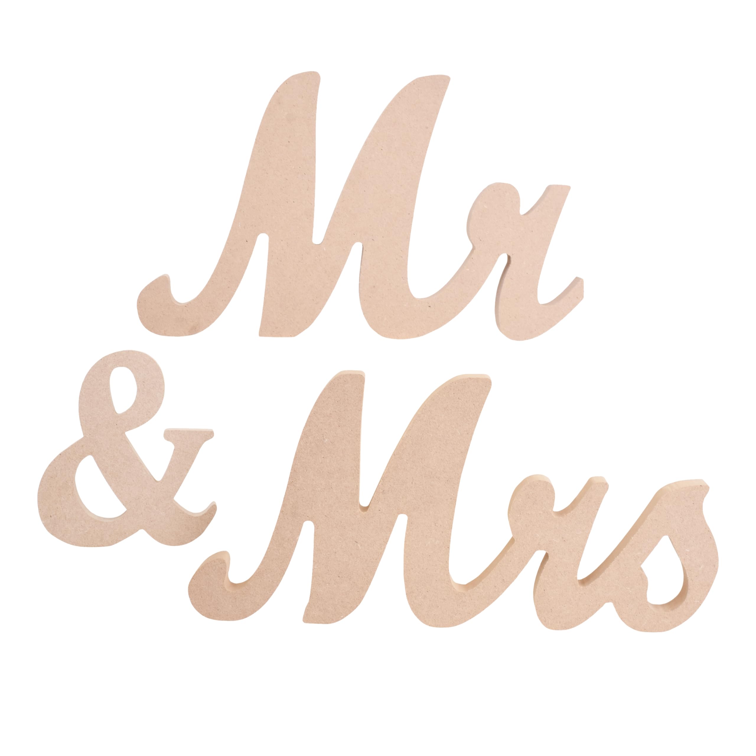 Mr. and Mrs. Sign for Wedding Party Decorations, Sweetheart Table Centerpiece, Photo Prop, Bridal Shower Gift