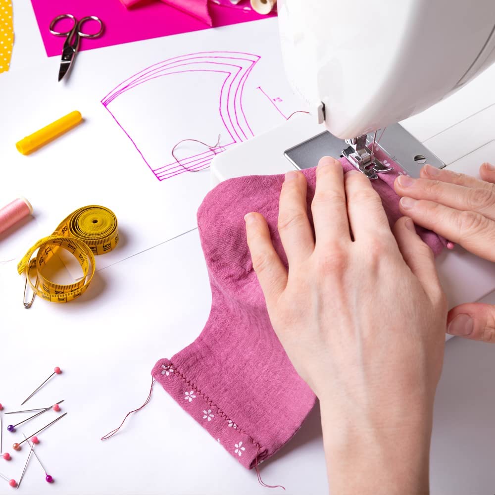 Mandala Crafts Mini-Spool Sewing Thread Kit – Spun Polyester Thread for Sewing - Sewing Thread Assortment Sewing Threads for Hand Sewing 30 Color