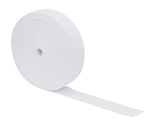 Mandala Crafts Cotton Twill Tape - Natural Cotton Ribbon Webbing - Soft Cotton Herringbone Tape Cloth Strap for Seam Binding Sewing Trimming