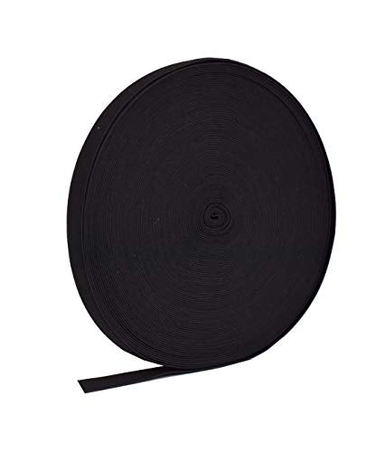 Black Knit Elastic Strap Spool
