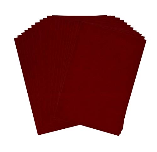 Adhesive Backed Felt Sheet for Crafts, Drawer Liner; 20 PCs Velvet Fabric Strip with Sticky Backing by Mandala Crafts