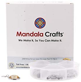 Mandala Crafts Box with Cord Cap Ends
