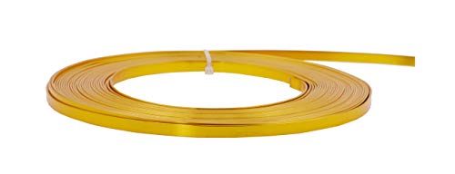 Fashewelry 52 Feet 4mm Gold Aluminum Wire Bendable Metal Craft Wire for  Beading Sculpting Jewelry Making