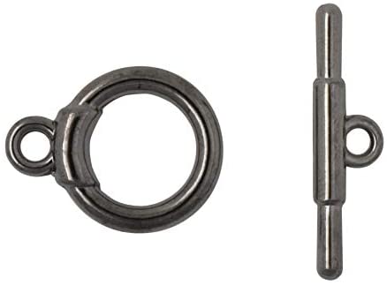 Gunmetal T-Bar Toggle Clasp