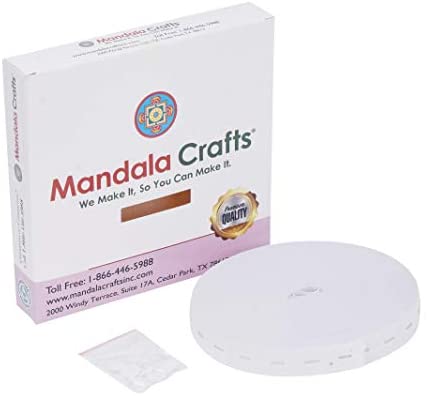 Mandala Crafts Box with Elastic Band