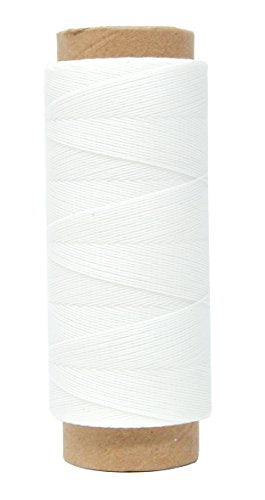 Round Waxed Thread for Leather Sewing Leather Thread Wax String Polyester Cord for Leather Craft Stitching Bookbinding