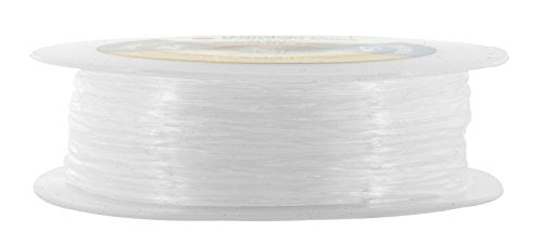 Mandala Crafts Clear Elastic Cord Stretchy Fiber String for Bracelets