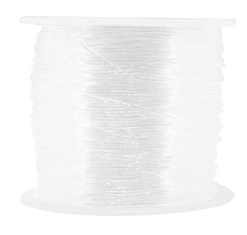 Mandala Crafts Commercial Grade Crystal String Elastic String for Jewelry Making ÃÂÃÂ Stretchy Bracelet String for Bracelet Making - 0.8mm 109 Yards Stretchy String for Bracelets Bead String Cord for Beading