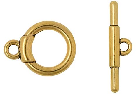 Gold T-Bar Toggle Clasp