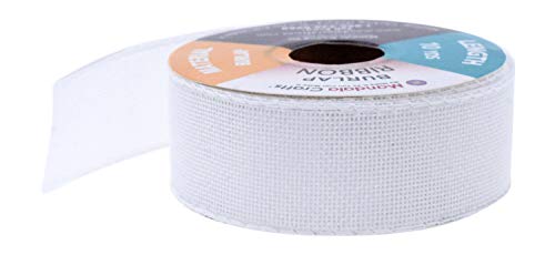 Craft Burlap Ribbon in White