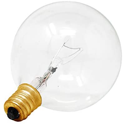 Mandala Crafts Replacement Light Bulbs for Scent Wax Warmer, Candle Melt, Fragrance Burner, Oil Diffuser, Lamp, E12,120v 40-Watt G16.5, 10 Pack