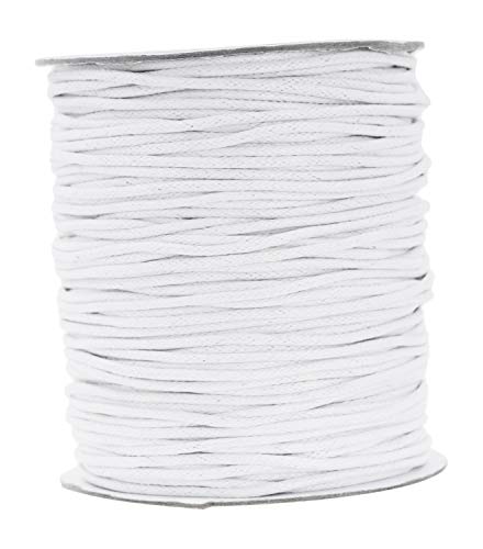 Mandala Crafts Waxed Cord for Jewelry Making Necklace String - Wax Cord for Jewelry String Bracelet Cord  2mm 109 Yards Waxed Cotton Cord for Jewelry Making