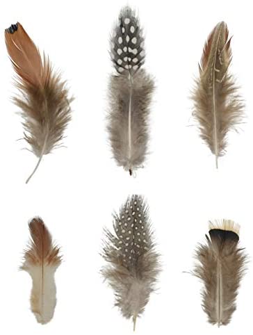 Mandala Crafts Chicken Natural Loose Feather for Dream Catchers, DIY Crafting, Jewelry Making
