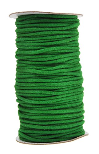Mandala Crafts Strings Lift Cords - Roman Shades Cord Brown 2mm Nylon Cord - 109 yds Braided Nylon String