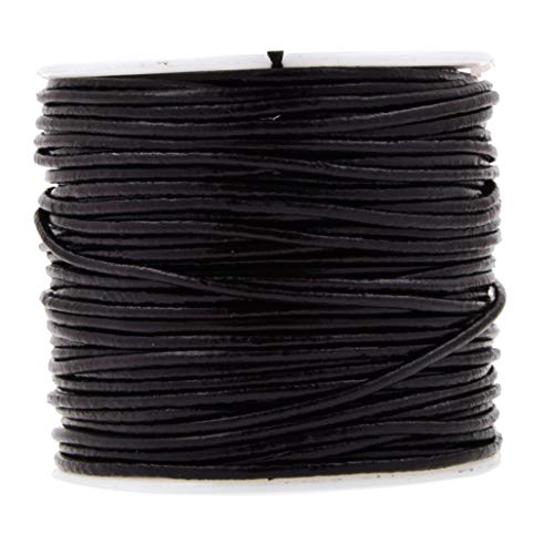 Black Leather Cord - Artist & Craftsman Supply