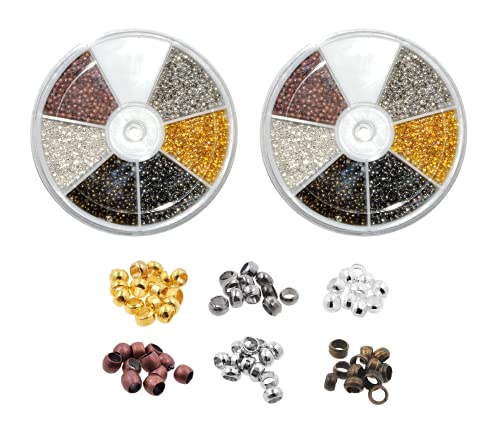 Crimp Beads for Jewelry Making Bead Stopper Crimping Beads for Jewelry  Making and Beading - Bead Crimping Kit