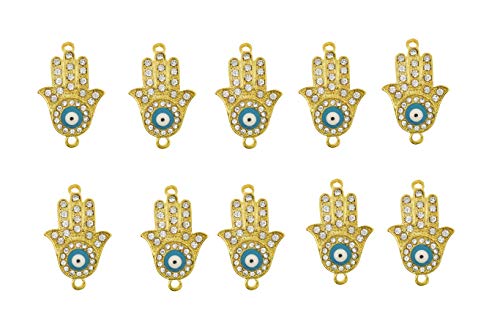 Hamsa Hand Evil Eye Charm Beads