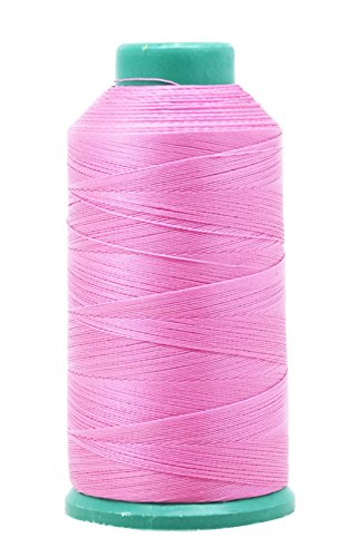 Mandala Crafts Bonded Nylon Thread for Sewing Leather, Upholstery, Jeans and Weaving Hair; Heavy-Duty; 1500 Yards Size 69 T70, Blue