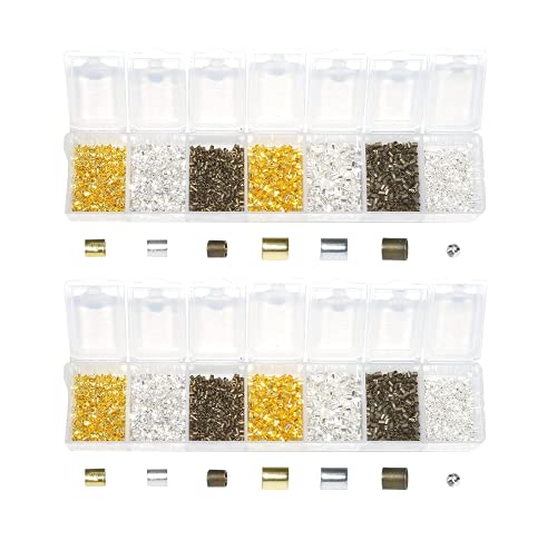 Crimp Beads for Jewelry Making Bead Stopper Crimping Beads for Jewelry Making and Beading - Bead Crimping Kit