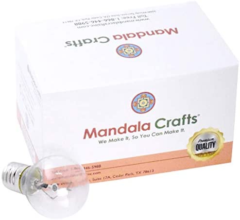 Lava Lamp Light Bulbs with Mandala Crafts Packaging