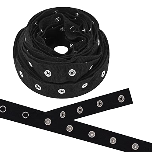 Wholesale 2cm wide metal snap button/fold button beit cotton tape webbing  Clothes accessory X621 - AliExpress