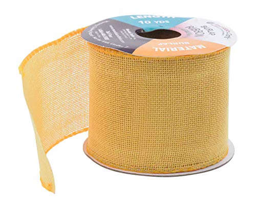 Gift Wrap Ribbon in Yellow