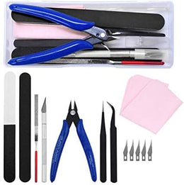 Model Tool Kit - Hobby Building Tool Hardware Basic Set with Hobby Cli