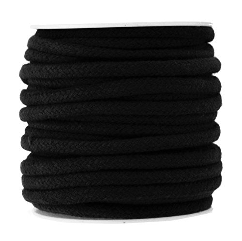Black Soft Cotton Cord