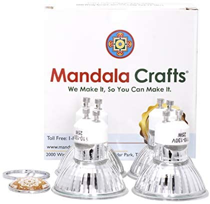 Mandala Crafts Box with 120 Voltage Bulbs