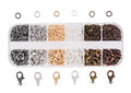 Silver Gold Platinum Bronze Copper Black Jewelry Finding Kit