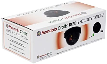 Mandala Crafts Dome Security Warning Camera Box