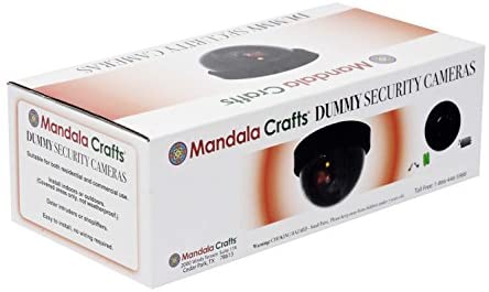 Mandala Crafts Dummy Fake Dome Security Camera Box