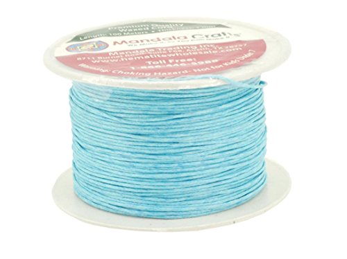 Turquoise Waxed Thread 