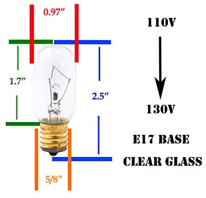 Product Details for Appliance Light Bulbs 