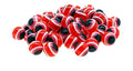 Evil Eye Beads in a Plastic Case, Red