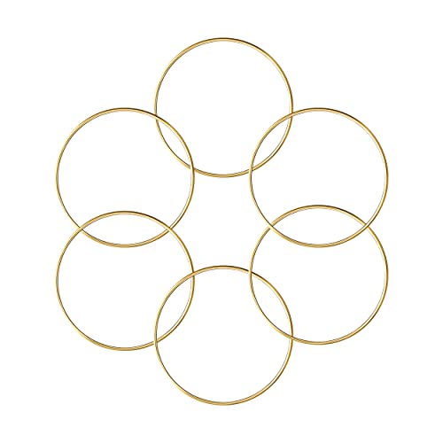  Better Crafts Macrame Rings Metal Rings for Crafts Dream  Catcher Supplies, Napkin Holders Metal Gold Rings for Weddings (1 Piece,  8-Inch) : Arts, Crafts & Sewing