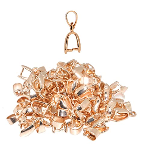 Mandala Crafts Jewelry Glue on Bails for Pendants – Pendant Bails for  Jewelry Making – Jewelry Pendant Bail Kit 225 PCs Gunmetal Antique Bronze  Rose