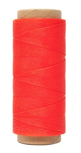 Round Waxed Thread for Leather Sewing Leather Thread Wax String Polyester Cord for Leather Craft Stitching Bookbinding