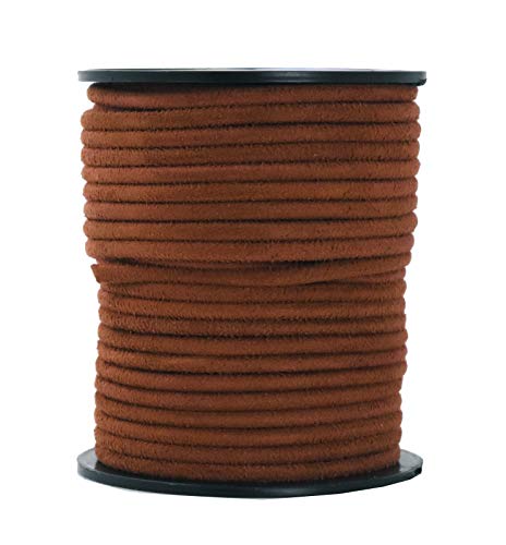 Vegan Leather Cord Faux Suede Cord for Jewelry Making Round Suede Lace from Micro Fiber Suede String Leather Cord for Beading Lacing Crafts 11 Yards