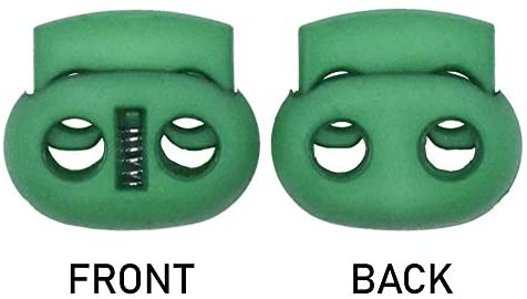 Front and Back of Two Hole Fastener