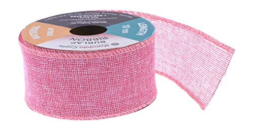 Pink Holiday Wired Ribbon