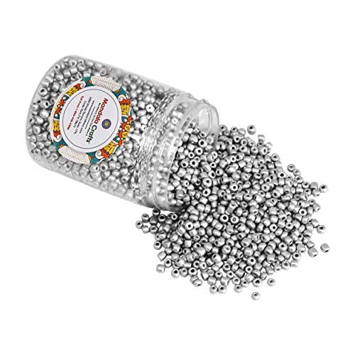 Mandala Crafts 6000 PCs 3mm Glass Seed Beads for Jewelry Making – Small  Beads for Jewelry Making – Tiny Beads Kit Black Seed Beads 8/0