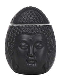 Matte Black Buddha Decor for Scented Wax