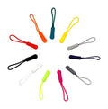 Mandala Crafts Zipper Pull Replacement - 100 Replacement Zipper Pull Tab Pullers for Jackets Backpacks Purses Luggage - Nylon Zipper Cord Extension