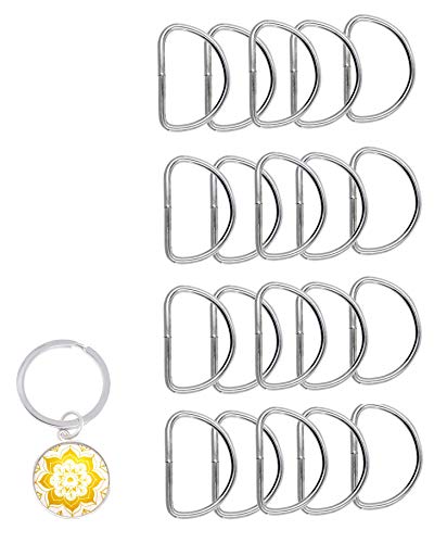 Metal D Rings for Harness, Belt, Leash, Dog Collar, Hanging