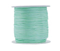 Mandala Crafts Nylon Satin Cord, Rattail Trim Thread for Chinese Knotting, Kumihimo, Beading, Macrame, Jewelry Making, Sewing